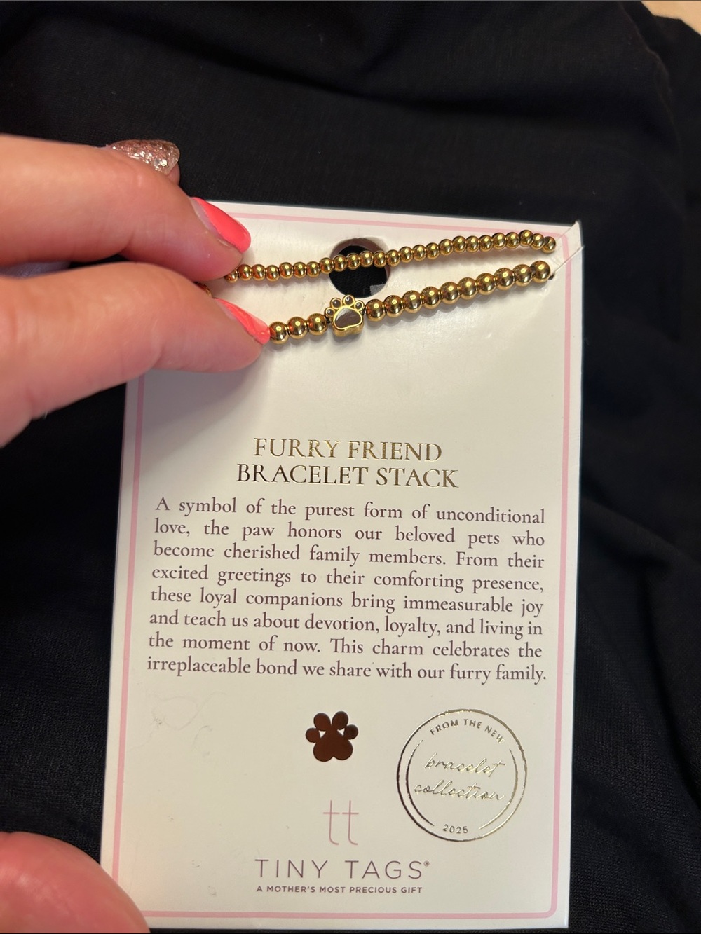 NWT!  Tiny Tags bracelet stack